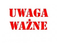 uwaga ważne